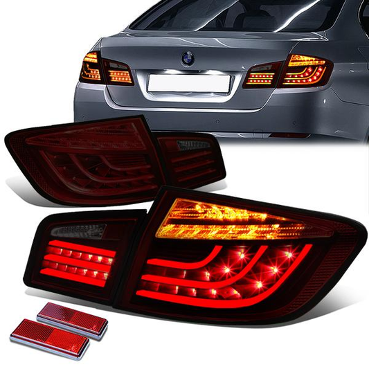 FAROS TRASEROS 11-13 BMW 528I , 528I XDRIVE , 535I , 535I XDRIVE , 550I , 550I XDRIVE / 12-13 BMW 530I , M5 - 3D - LED - SMOKE / RED