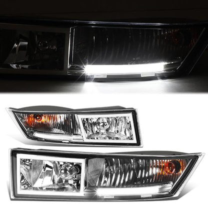 FAROS DE NIEBLA 07-13 CADILLAC ESCALADE EXT / 07-14 ESCALADE ESV - WITH SWITCH - CHROME / CLEAR