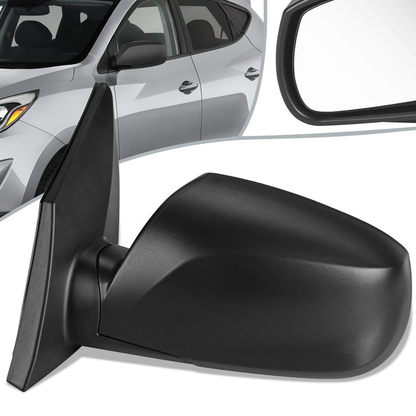 RETROVISOR MIRROR - OEM - 10-15 HYUNDAI TUCSON - POWERED - TEXTURED - BLACK - LEFT