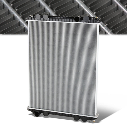 RADIADOR RADIATOR - OEM - FREIGHTLINER CORONADO 2001-2004 / FREIGHTLINER COLUMBIA 2000-2007 / FREIGHTLINER CENTURY CLASS 2000-2004 - FITS MODELS WITH DIAGONAL RADIATOR INLET / OUTLET WITH ONLY ONE SIDE CLOSE TO MOUNTING BRACKET