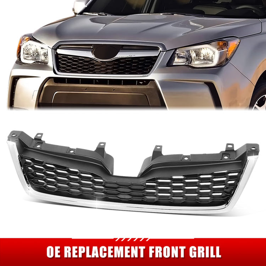 PARRILLA GRILLE - SB FORSTER '14-'16/'17-'18/ GRILLE ASS'Y 14-16/ LOWER MAT-GRAY/ W/CHROME MOULDING (2.0)//PARTS.NO,SU1200153//OEM NO,91121SG060