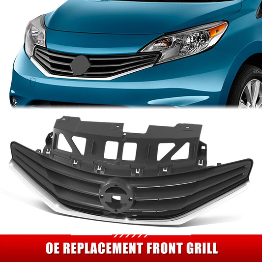 PARRILLA GRILLE - DS VESA NOT '14-'16/'17-'19/ GRILLE ASS'Y 14-16/ PAINTED GRAY W/CHROME MLDG//PARTS.NO,NI1200257//OEM NO,623103VY0A