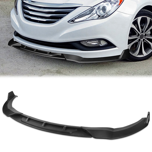 LIP FRONTAL 11-14 HYUNDAI SONATA - REQUIRES DRILLING BUMPER FOR INSTALLATION - 3PC - MATTE BLACK