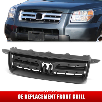 PARRILLA GRILLE - HD PILT '06-'08/ GRILLE ASS'Y/ MAT-DARK GRAY//PARTS.NO,HO1200182//OEM NO,75101S9VA02ZL