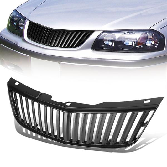 PARRILLA GRILLE - 00-05 CHEVY IMPALA - VERTICAL FENCE STYLE - ABS - BLACK