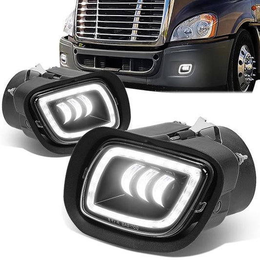 FAROS DE NIEBLA 08-17 FREIGHTLINER CASCADIA - BLACK