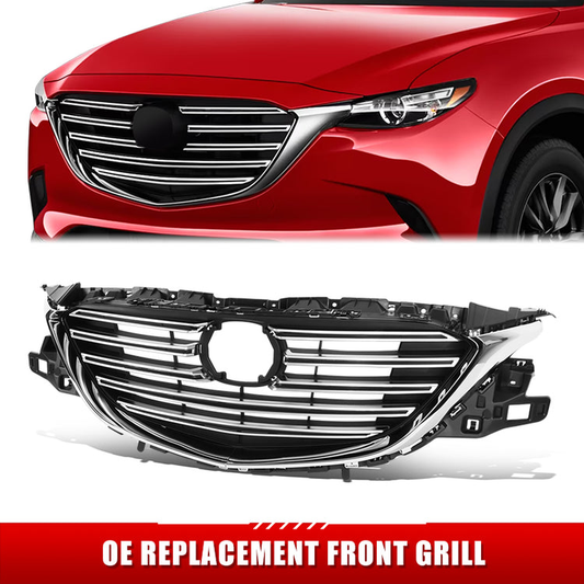 PARRILLA GRILLE - MZ CX9 '16-'21/ GRILLE ASS'Y/ CHROME/BLACK/ (SIGNATURE) (EU=USA)