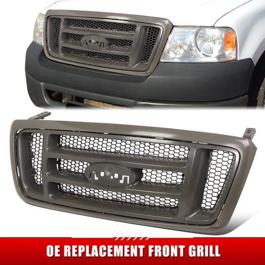 PARRILLA GRILLE - FD F150 P/U '04-'08/ GRILLE ASS'Y 07-08/ PAINTED GRAY (FX4)/ (HONEYCOMB DESIGN)