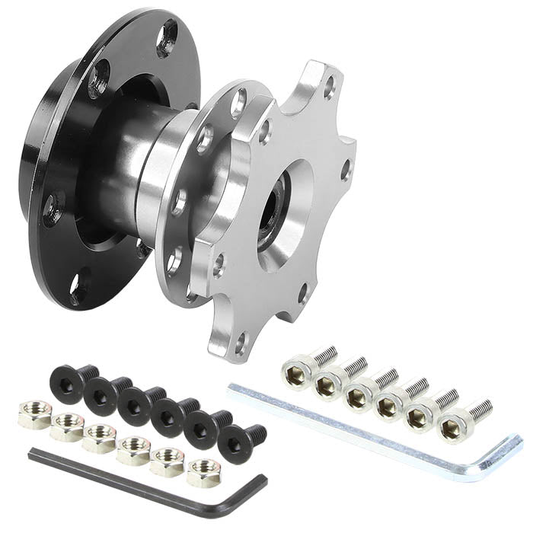 ADAPTADOR DE VOLANTE QUICK RELEASE - TYPE-2 - SILVER
