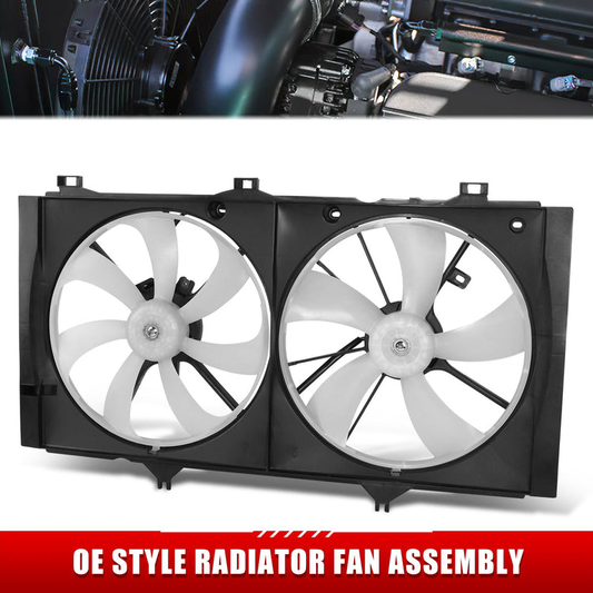 ABANICOS OE STYLE -TOYOTA CAMRY 2010-2011 / TOYOTA VENZA 2009-2015 - 4 CYL WITHOUT TOW PACKAGE