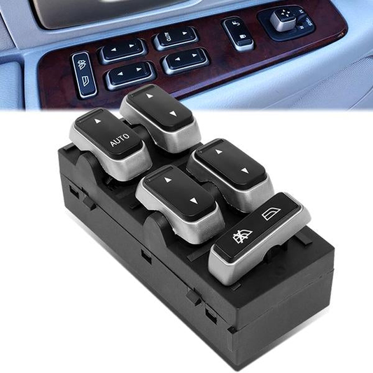 INTERRUPTOR ELEVADOR ELECTRICO 03-08 LINCOLN TOWN CAR - DRIVER SIDE - BLACK