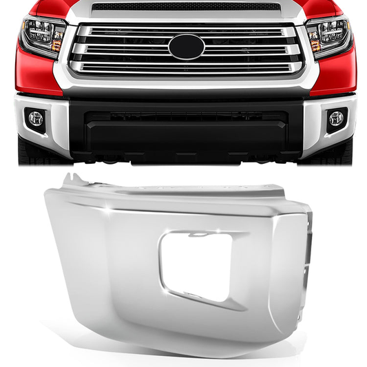 DEFENSA 14-21 TOYOTA TUNDRA ,CHROME,RIGHT, WITHOUT SENSOR HOLE - RIGHT - CHROME