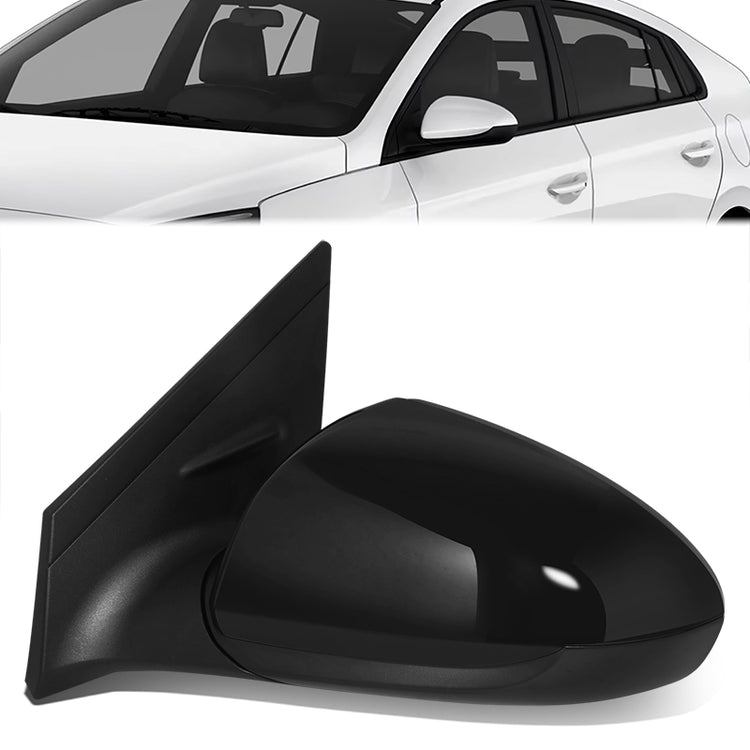RETROVISOR MIRROR - OE STYLE - HYUNDAI IONIQ 17-22 - WITH POWER - FOR HYBRID BLUE - DRIVER SIDE - PAINT TO MATCH - BLACK