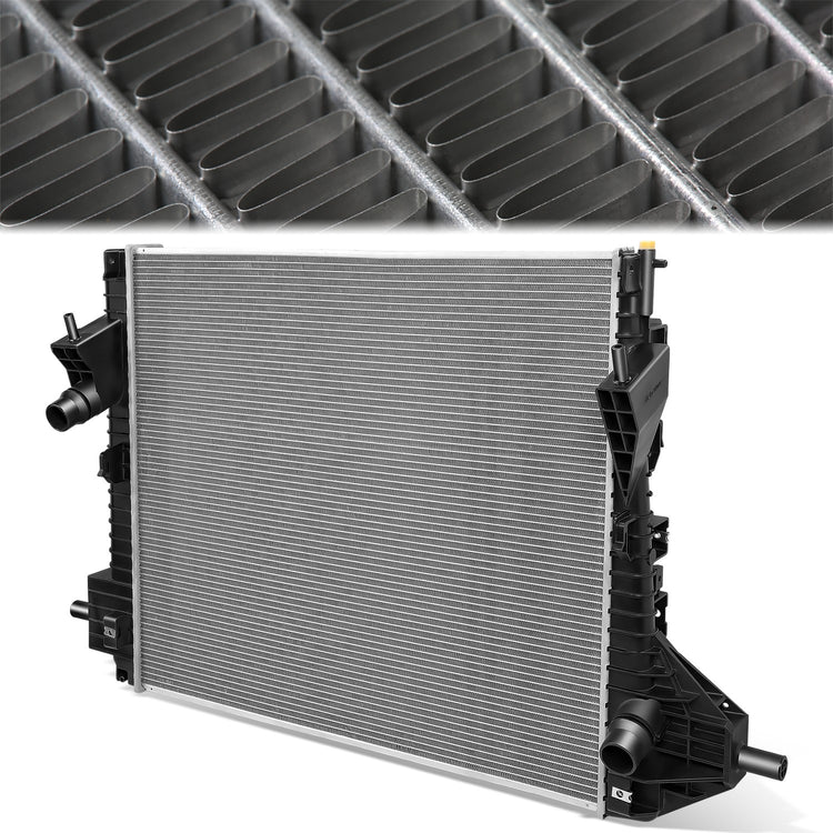 RADIADOR RADIATOR - OEM - 08-16 FORD F-250 SUPER DUTY / 09-16 FORD F-350 / 08-16 FORD F-350 SUPER DUTY / 08-16 FORD F-450 SUPER DUTY / 08-16 FORD F-550 SUPER DUTY - FITS 5.4L / 6.2L / 6.8L ENGINES - FITS AUTOMATIC TRANSMISSION MODELS - DPI-13231-AT