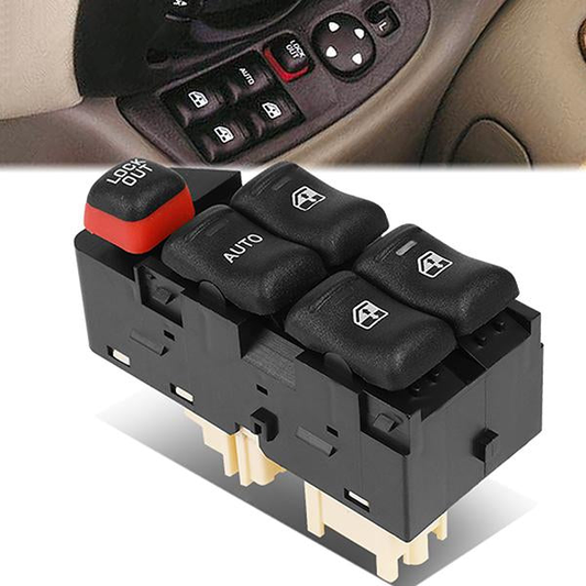 INTERRUPTOR ELEVADOR ELECTRICO 04-05 CHEVY CLASSIC / 97-03 CHEVY MALIBU / 97-99 OLDSMOBILE CUTLASS - FITS SEDAN MODELS ONLY - DRIVER SIDE - BLACK