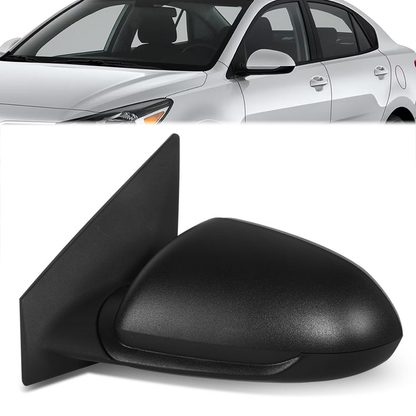 RETROVISOR MIRROR - OE STYLE - KIA RIO 18-20 - WITH MANUAL - DRIVER SIDE - PAINT TO MATCH - BLACK