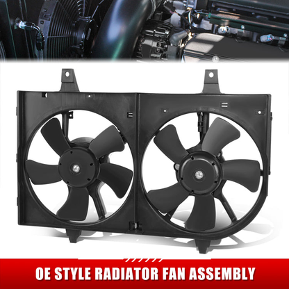 ABANICOS OE STYLE -DS MAXMA '00-'01'02-'03 RAD.COOLING FAN ASS'Y '00-'00 (DUAL)(SAME=I30)