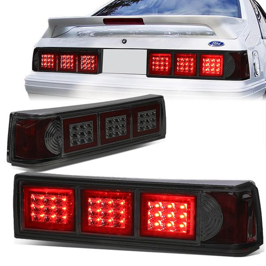 FAROS TRASEROS 87-93 FORD MUSTANG - LED - SMOKE