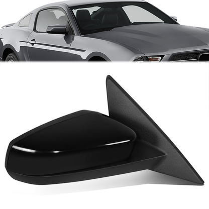 RETROVISOR MIRROR - OE STYLE - FORD MUSTANG 2010-2012 - WITH POWER GLOSS COVER - PASSENGER RIGHT SIDE - BLACK