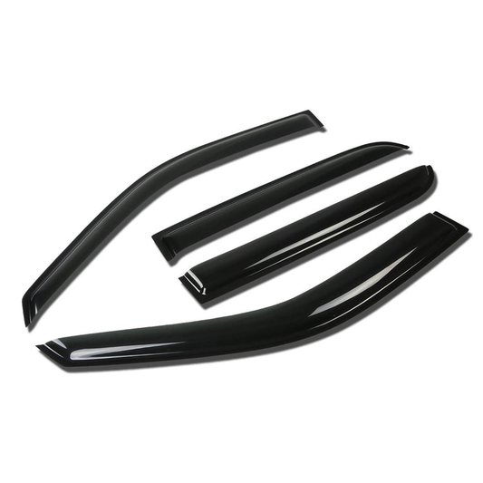 PROTECTOR DE VENTANA WINDOW VISORS - 09-10 DODGE RAM 1500 / 2010 DODGE RAM 2500, 3500 / 11-17 RAM 1500, 2500, 3500 - 4PCS - CREW CAB - DARK SMOKE