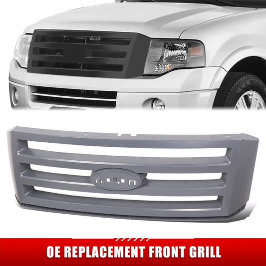 PARRILLA GRILLE - FD EXPDTION '07-'14/'15-'17/ GRILLE ASS'Y 07-09/ MAT-BLACK (LIMITED)//PARTS.NO,FO1200496//OEM NO,7L1Z8200CPTM