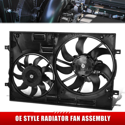 ABANICOS OE STYLE -VOLKSWAGEN GOLF R 2015-2022 / AUDI A3 2015-2020 / AUDI A3 QUATTRO 2015-2020 / AUDI S3 2015-2020 / AUDI TT QUATTRO 2016-2022 / AUDI TTS QUATTRO 2016-2022 2.0L GAS, TDI