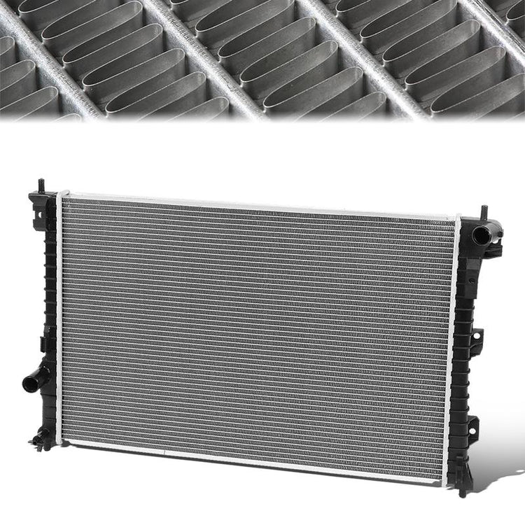 RADIADOR RADIATOR - OEM - 12-16 FORD EXPLORER / 16-18 FORD POLICE INTERCEPTOR - FITS 2.0L, 3.5L TURBO MODELS WITH AUTOMATIC TRANSMISSION - FITS MODELS W/O POWER TAKE OFF, W/O COOLANT OUTLET PORT