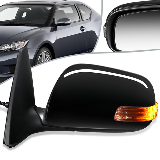 RETROVISOR MIRROR - OEM - 11-16 SCION TC - POWERED - PAINTABLE - BLACK - LEFT