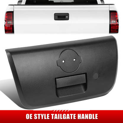 nan LIFTGATE HANDLE REPLACEMENT - 01-04 NISSAN FRONTIER - W/ LATCH - W/ KEYHOLE - BLACK