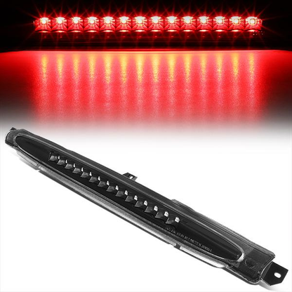 LUZ DE FRENO 04-07 BUICK RAINIER / 02-09 GMC ENVOY, CHEVROLET TRAILBLAZER / 04-06 CHEVROLET TRAILBLAZER EXT / 02-06 GMC ENVOY XL / 03-08 ISUZU ASCENDER / 02-04 OLDSMOBILE BRAVADA / 05-09 SAAB 9-7X - LED - BLACK
