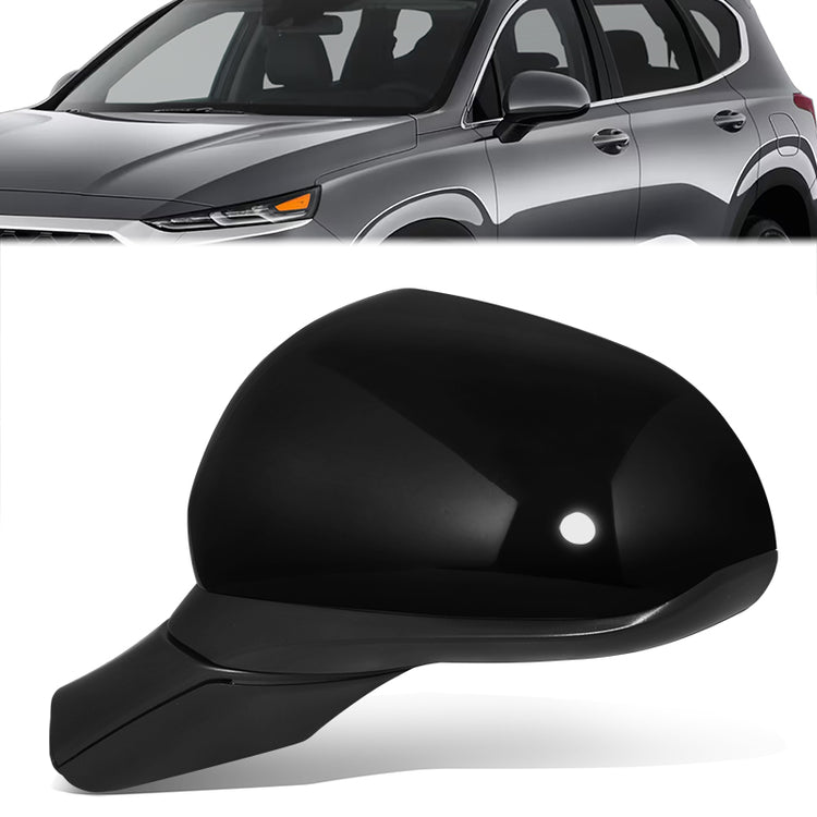 RETROVISOR MIRROR - OE STYLE - HYUNDAI SANTA FE 19-20 - WITH POWER - DRIVER SIDE - PAINT TO MATCH - BLACK