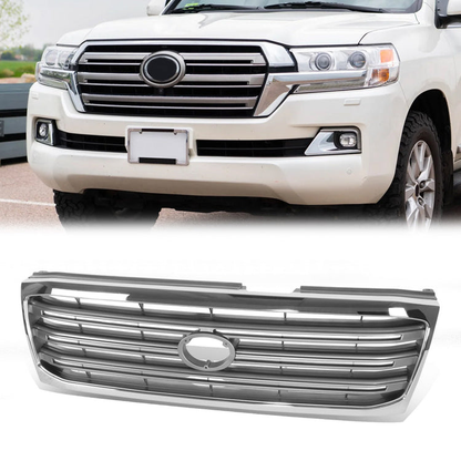 PARRILLA GRILLE - TY LD-CRUSR 98-04/05-07(FJ100)/ GRILLE ASS'Y 03-04/ CHROME SILVER-GRAY//PARTS.NO,TO1200252//OEM NO,5310160270