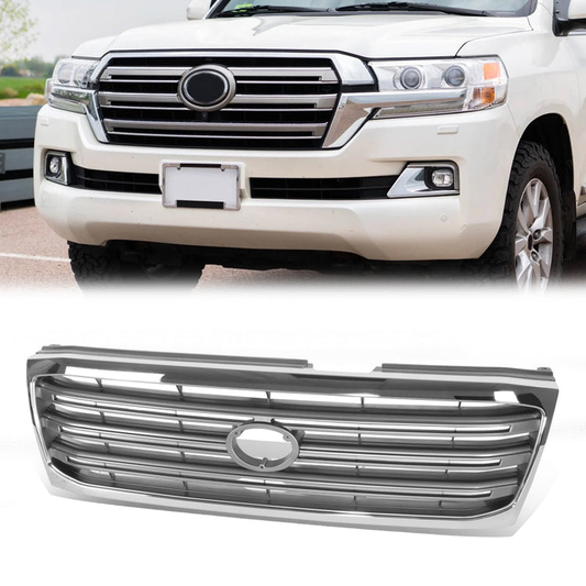 PARRILLA GRILLE - TY LD-CRUSR 98-04/05-07(FJ100)/ GRILLE ASS'Y 03-04/ CHROME SILVER-GRAY//PARTS.NO,TO1200252//OEM NO,5310160270
