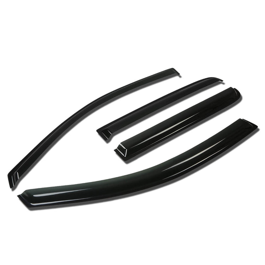 PROTECTOR DE VENTANA WINDOW VISORS - 04-14 NISSAN TITAN - 4PCS - CREW CAB - DARK SMOKE