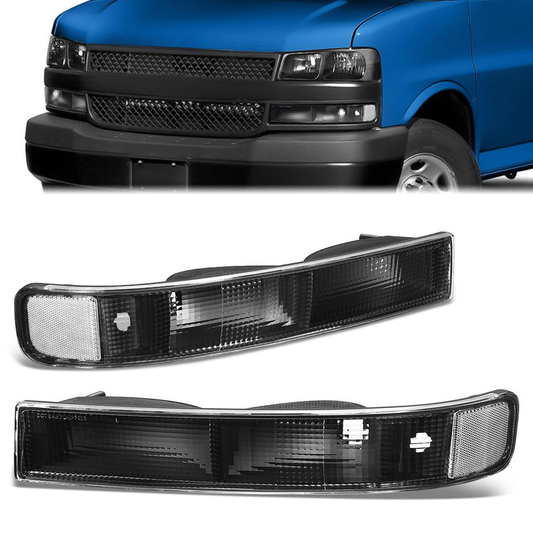 CUARTOS LUZ BLACK - 03-14 CHEVROLET EXPRESS 1500 / 03-23 CHEVROLET EXPRESS 2500 / 03-23 CHEVROLET EXPRESS 3500 / 09-22 CHEVROLET EXPRESS 4500 / 03-14 GMC SAVANA 1500 / 03-23 GMC SAVANA 2500 / 03-23 GMC SAVANA 3500 / 09-22 GMC SAVANA 4500