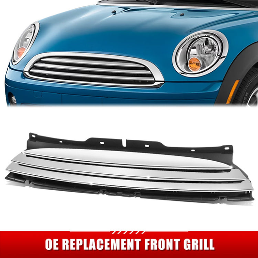 PARRILLA GRILLE - MI COPR 07-14/ GRILLE ASS'Y 07-10/ MAT-BLACK W/CHROME/ W/O AERO APPEARANCE PKG/ (BASE/CONV/R56)(H/B) (EU=USA)//PARTS.NO,MC1200102//OEM NO,51112752363