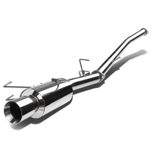 TUBERIA CATBACK CATBACK - 95-98 NISSAN 240SX S16 - DUAL TIP - STAINLESS STEEL