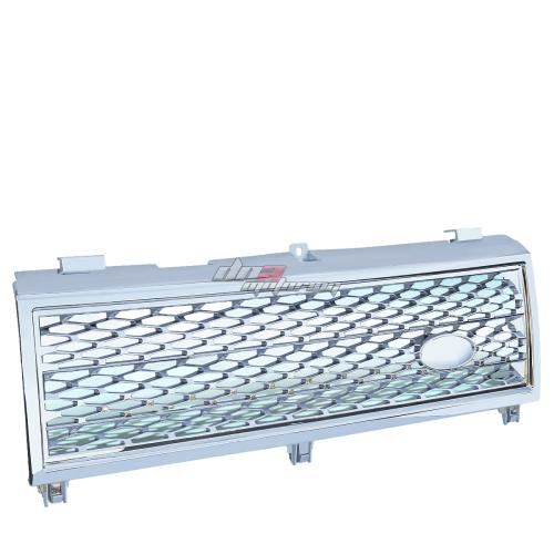 PARRILLA GRILLE - 03-05 RANGE ROVER - HONEYCOMB MESH STYLE - ABS - CHROME