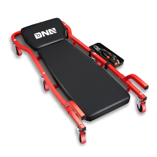 HERRAMIENTAS CAR CREEPER AND SEAT - RED