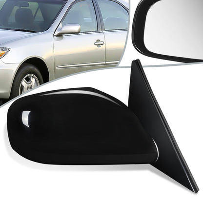RETROVISOR MIRROR - OEM - 02-06 TOYOTA CAMRY - POWERED - HEATED - PAINTABLE - BLACK - RIGHT