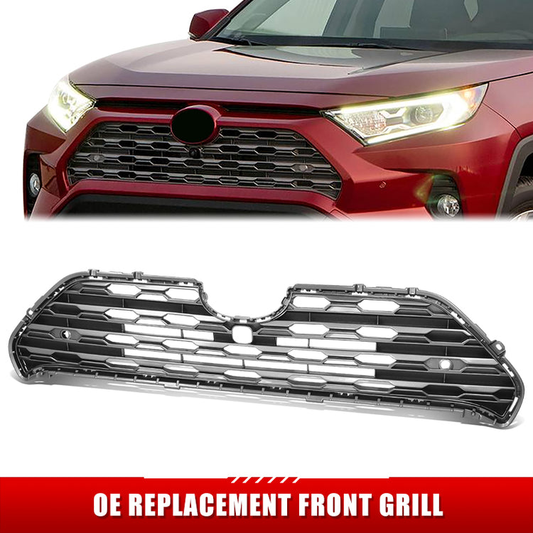 PARRILLA GRILLE - TY RV4 '19-ON/ GRILLE ASS'Y 19-21/ PAINTED SILVER/ W/CAMERA W/2 SENSOR H./ (LIMITED)//PARTS.NO,TO1200441//OEM NO,531120R160