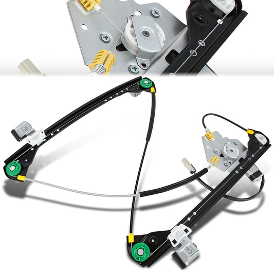 REGULADOR DE VENTANA WINDOW MOTORS & REGULATORS - METALLIC - 04-06 CHRYSLER PACIFICA - METALLIC - BARE STEEL/PLASTIC