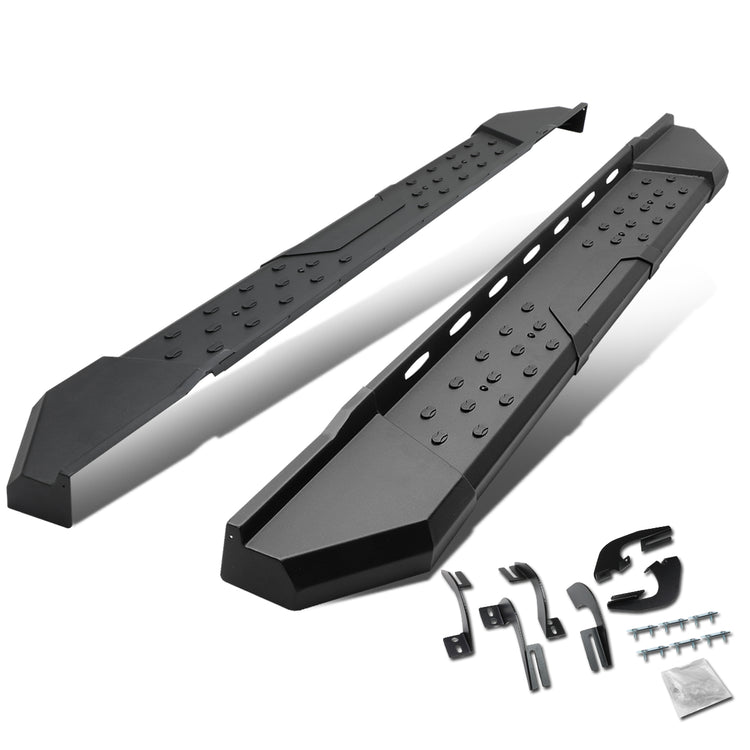 ESTRIBOS 5.5" - STRAIGHT - W/ MOUNTING BRACKETS - 05-16 TOYOTA TACOMA - ACCESS CAB - BLACK