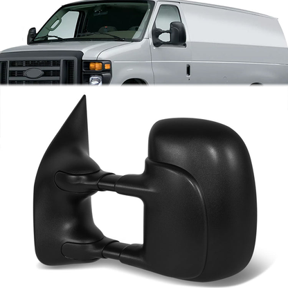RETROVISOR MIRROR - OE STYLE - FORD E-150 05-25 - FORD E-250 05-25 - FORD E-350 05-25 - FORD E-450 05-25 - DRIVER SIDE - PAINT TO MATCH - BLACK