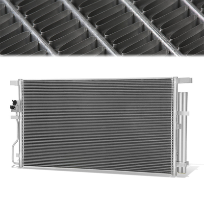 CONDENSADOR HYUNDAI TUCSON 2016-2018 - FOR 2.0L MODEL - ALUMINUM - SILVER