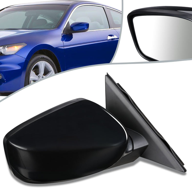RETROVISOR MIRROR - OEM - 10-11 HONDA ACCORD CROSSTOUR / 12-15 HONDA CROSSTOUR - POWERED - HEATED - PAINTABLE - BLACK - RIGHT