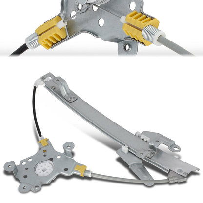 REGULADOR DE VENTANA WINDOW MOTORS & REGULATORS - METALLIC - 02-06 NISSAN ALTIMA - METALLIC - BARE STEEL/PLASTIC