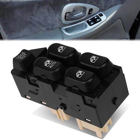 INTERRUPTOR ELEVADOR ELECTRICO 95-99 CHEVY CAVALIER / 95-01 CHEVY LUMINA - FITS SEDAN MODELS ONLY - DRIVER SIDE - BLACK