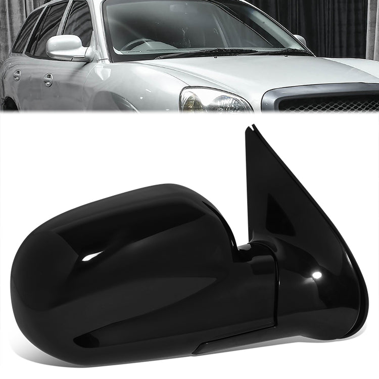 RETROVISOR MIRROR - OE STYLE - HYUNDAI SANTA FE 03-04 - WITH POWER WITH HEATED GLASS - PASSENGER SIDE - PAINT TO MATCH - BLACK