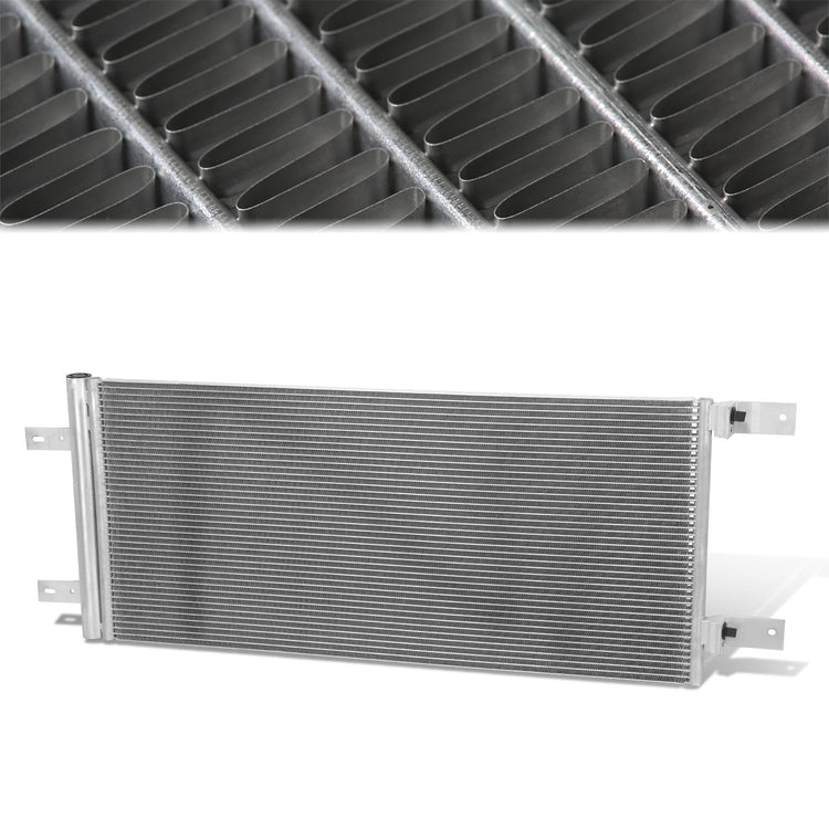 CONDENSADOR FORD F-250 SUPER DUTY 2011-2016 / FORD F-350 SUPER DUTY 2011-2016 / FORD F-450 SUPER DUTY 2011-2016 / FORD F-550 SUPER DUTY 2011-2016 - 6.7L MODEL - ALUMINUM - SILVER